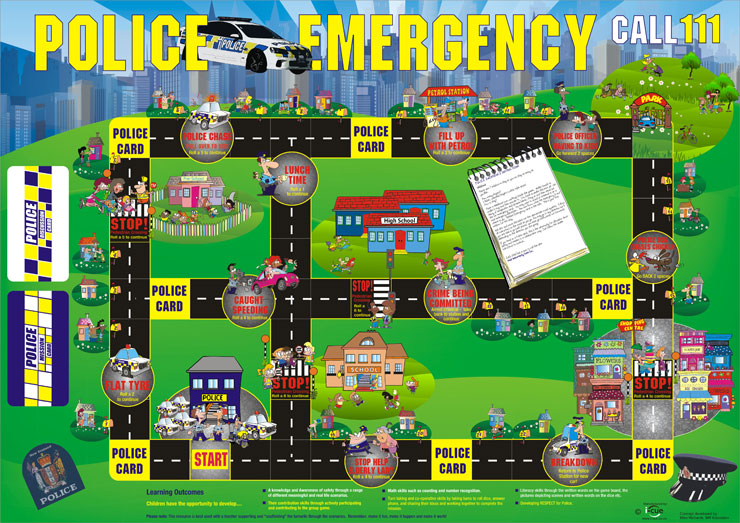 POLICE BOARD GAMES